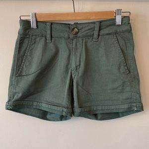 American Eagle Twill X Midi Shorts